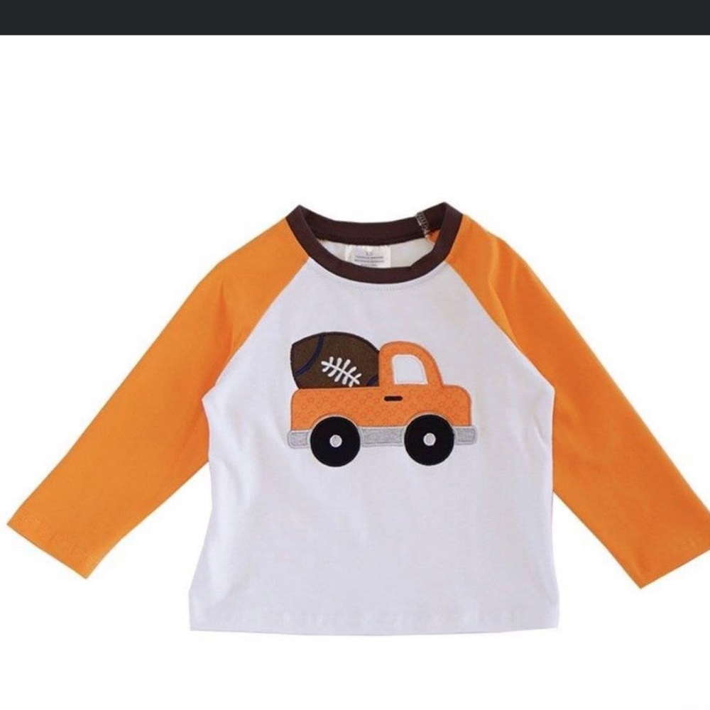Football Truck Raglan Tee